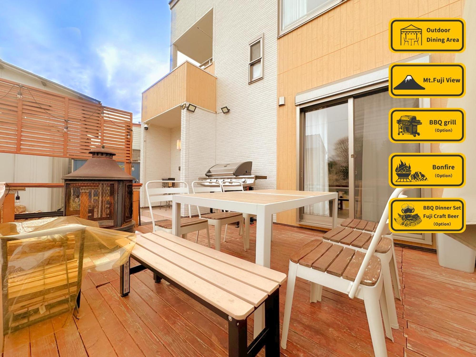 ヴィラ山間堂grandvilla Mt Fuji View Bbq Bonfire Annovillas Sankando Fujikawaguchiko Exterior foto